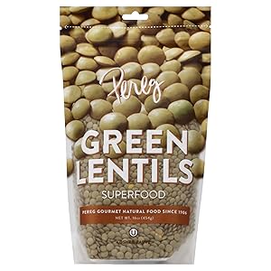 Pereg Green Lentils (16 Oz) - Whole Dry Beans - Lentils Indian Daal - Non-GMO & Additive Free - Ideal for Stews, Indian Curries, Tacos & Soups - Vegan Diet-Friendly - High In Protein & Fiber