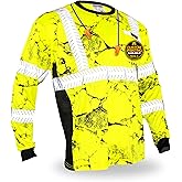 KwikSafety - Charlotte, NC - Limited Edition Long Sleeve Safety Shirts [Deluxe Fishbone Tape] Class 3 ANSI OSHA Compliant