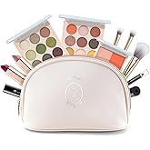 Color Nymph Makeup Kits For Teens Girls | All In One Make up Set With Cosmetics Bag | Included Eyeshadow Blush Lipstick Lip Pencil Eye Pencil Brush Mascara | Travel Friendly Makeup Bag Design
