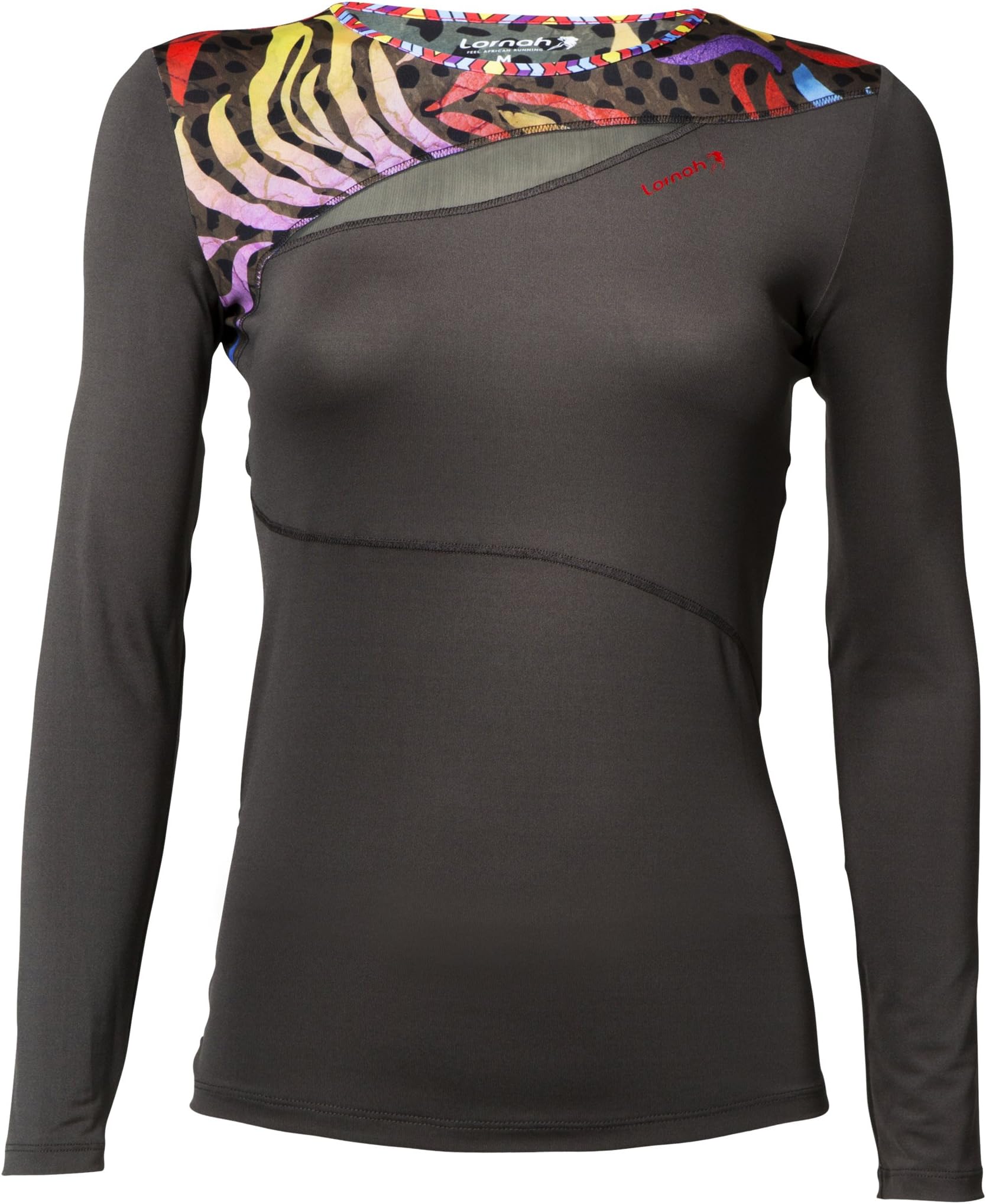 Habiba Lornah Sports Women's Long Sleeve Running Top, Raven