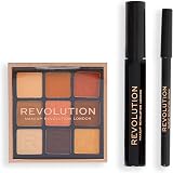 Makeup Revolution Into The Bronze Eye Set Gift Palette Eyeliner Mascara view 2