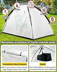 Portable Spray Paint Booth Tent: PLANTIONAL Spray