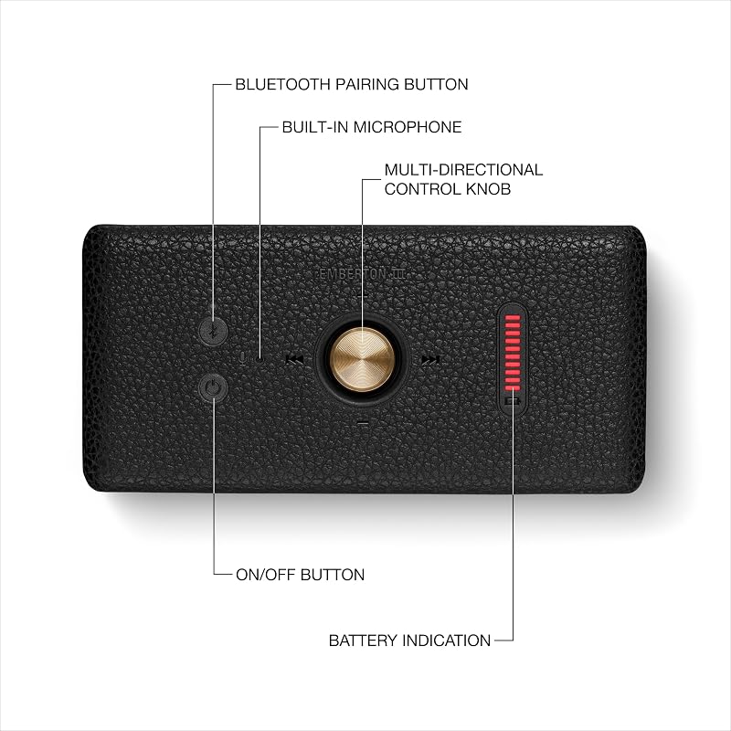 Emberton III Altoparlanti Bluetooth portatili Wireless accoppiabili IP67 Resistente a polvere e acqua