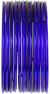 ANSARI'S COLLECTIONIndian Ethnic Bollywood Plain Bangle 12 Pc Glass Bangles Jewelry Traditional Set
