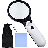 Magnifiers (3 LED - Dual Glass - 3X and 45X)
