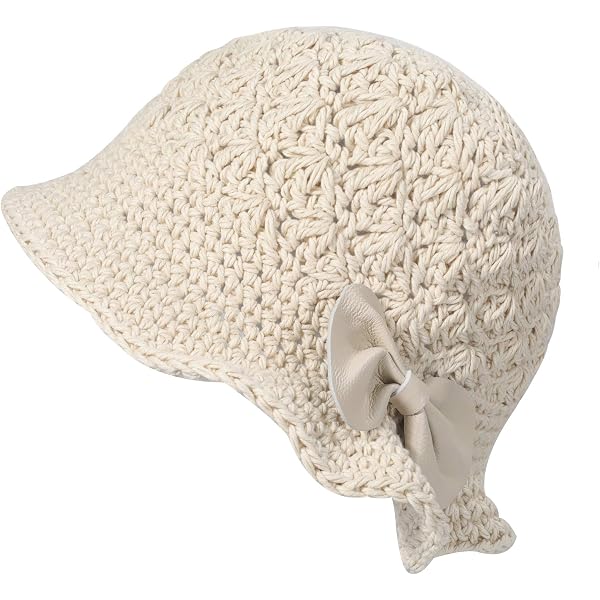 Womens Gatsby 1920s Winter Wool Cap Beret Beanie Crochet 