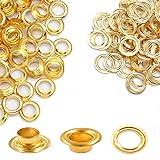 Litoexpe 10MM Grommets Eyelets 200 Pcs, Self