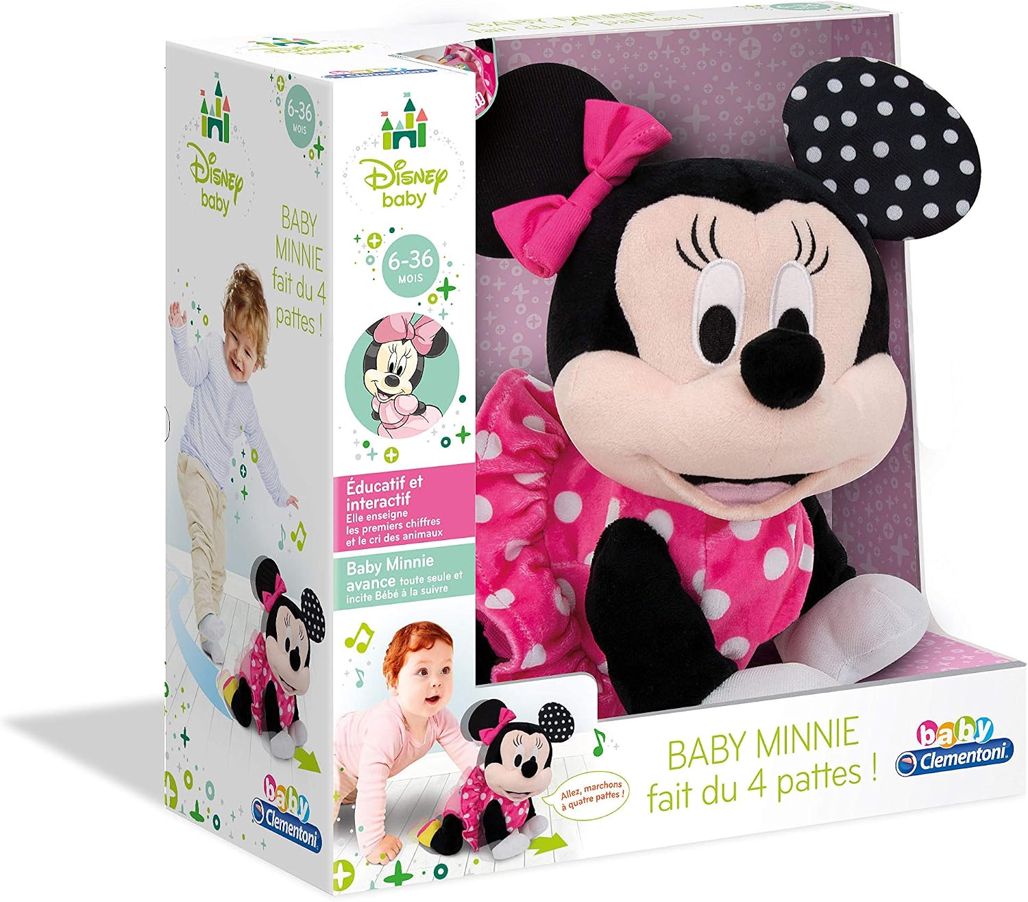Clementoni Baby 52335 - Disney Baby Minnie Makes 4 Legs!, Multicolored, 32 x 15 cm - Image 3