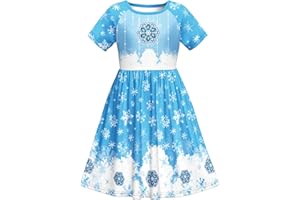 LQSZ Girls Nightgowns Princess Pajamas 3-10 Years Nightdress for Toddler Kids Sleepwear Short Sleeves Night Dress