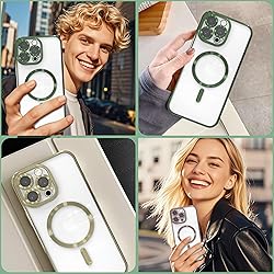 IAIYOXI Magnetic Clear Case for iPhone 16e with