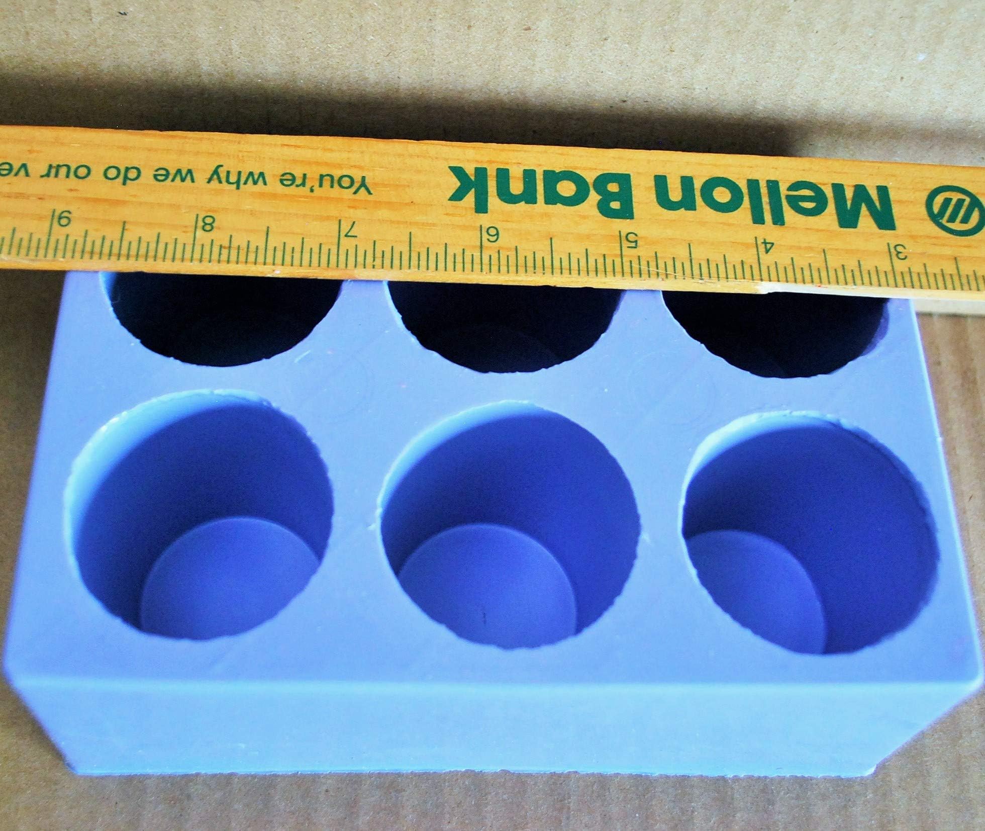 silicone VOTIVE Candle Mold 6 cavities super easy release homemade