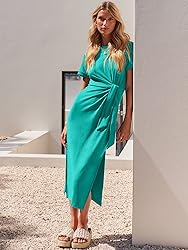 ANRABESS Women's 2025 Summer Maxi Tshirt Dress