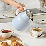 Salter Retro Blue 1.7 L Kettle 3KW Rapid Boil 360° Base Removable Filter view 4