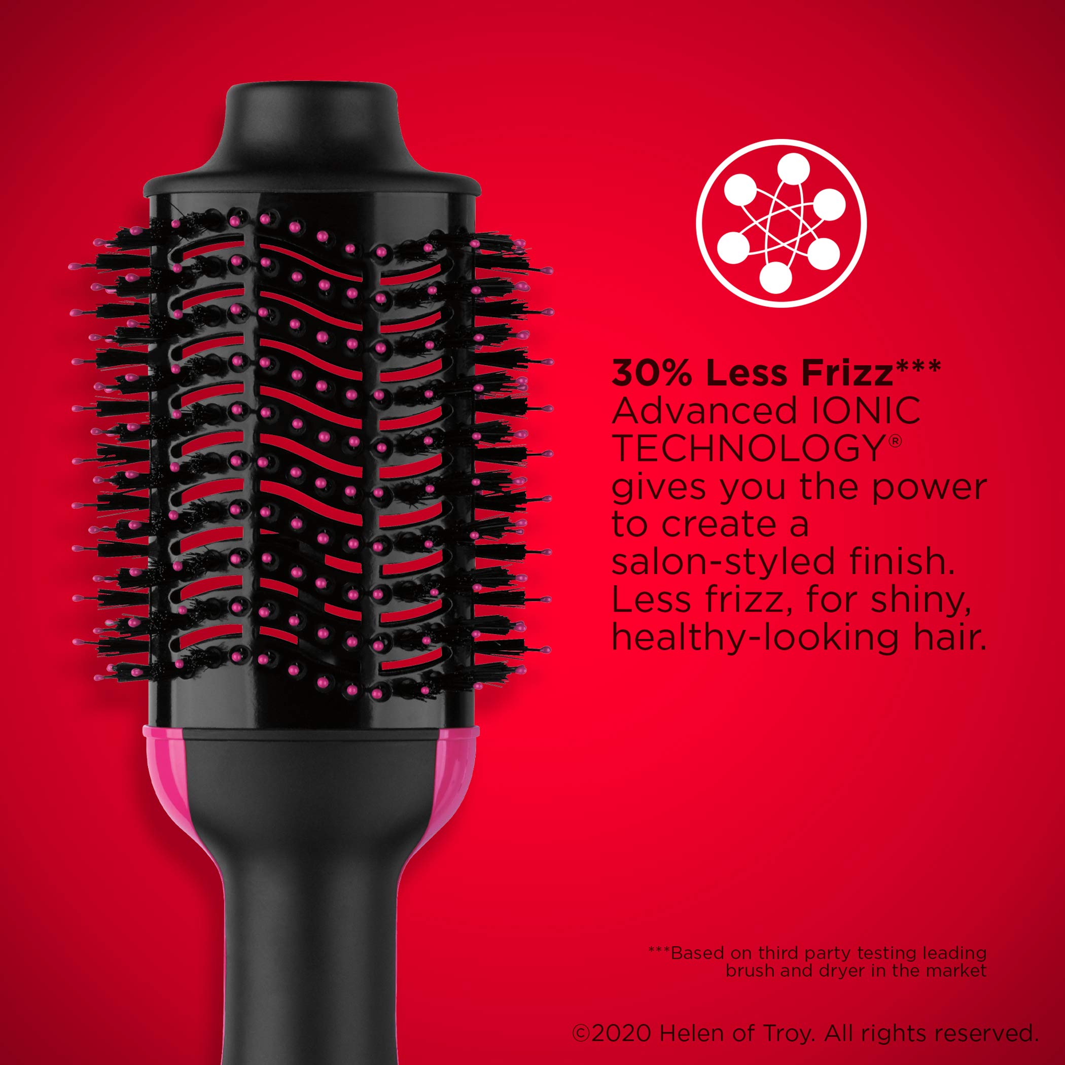 REVLON OneStep Hair Dryer And Volumizer Hot Air Brush, Black