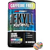 ProSupps Dr. Jekyll Nightmare Pre Workout Powder with Nootropics | Stim-Free Preworkout Supports Focus &amp; Performance &ndash; Caffeine-Free Gym &amp; Fitness Supplements (Jawbreaker, 30 servings)