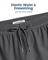 maamgic Swim Trunks Men 2 in 1 Mens Bathing Suit 7