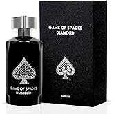 Jo Milano Game of Spades Diamond Parfum Spray | 3.4 oz (100ml) | Vanilla, Fruity, Amber, Sweet, Musky Scent | Long Lasting Fragrance for Men and Women (Unisex)