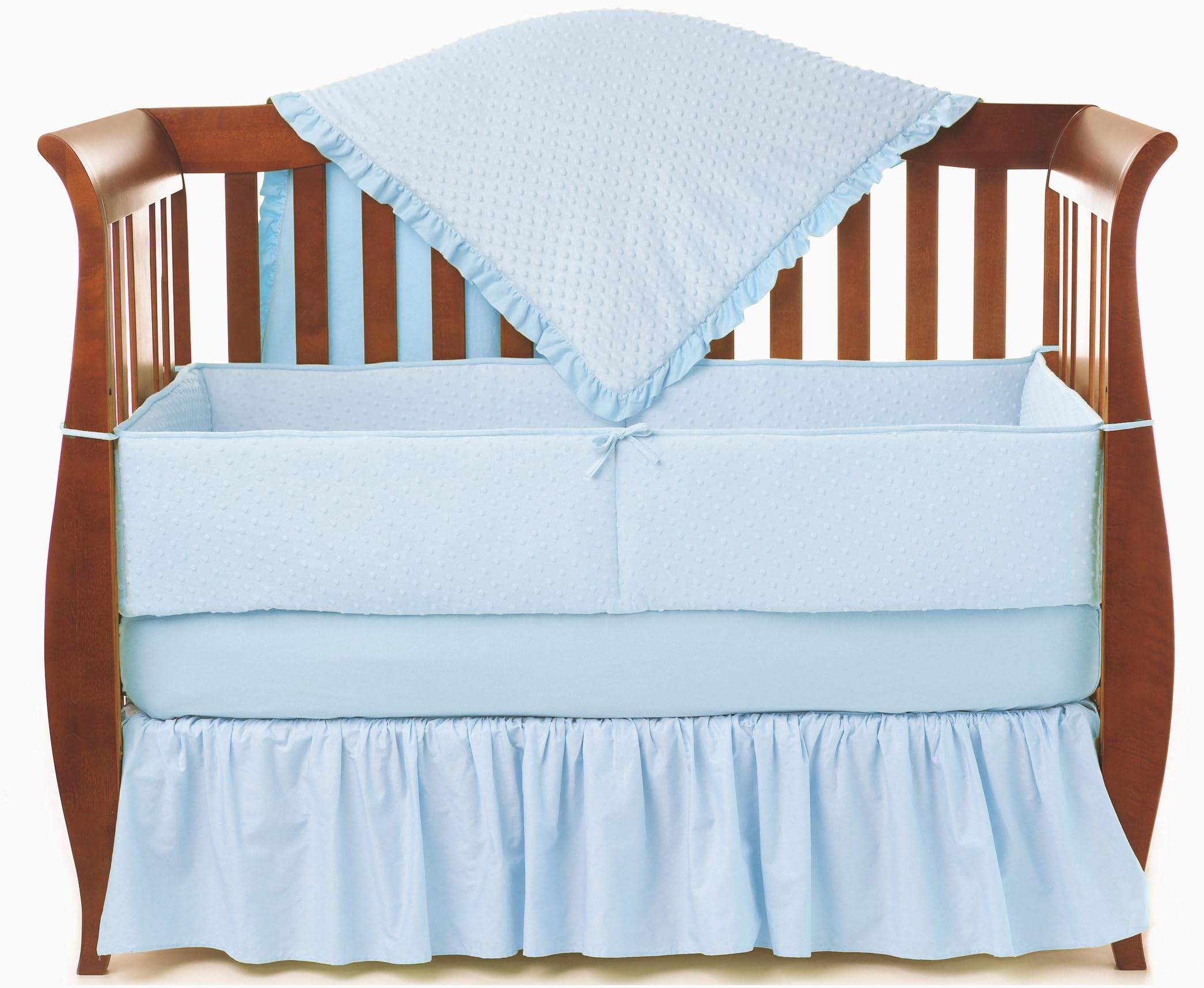 American Baby Company Crib Set, Blue