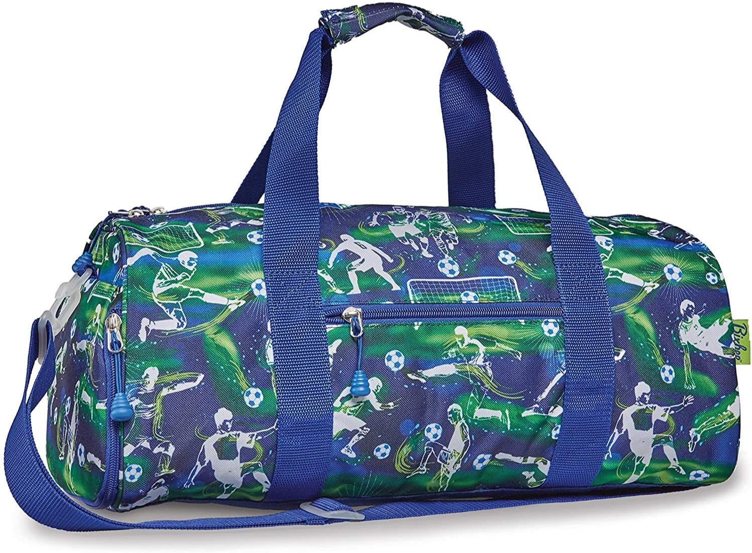 BixbeeUnisex's Soccer Star Duffel with Mesh Ball Pocket, Large Bags