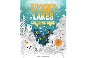 Spooky Lakes Coloring Book: Includes Pull-Out, Oversized Poster to Color! (Haunted Hydrology)