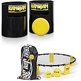 Kan Jam Strike Jam 360 Roundnet Outdoor Ball Spike Game Set; Fun Backyard Game or Portable Beach Game
