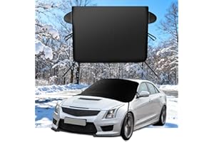 Oslynia Windshield Cover for Snow and Ice, 72.4"X44.9" Car Windshield Snow Cover for Winter Car Accessories, Anti-Frost Water