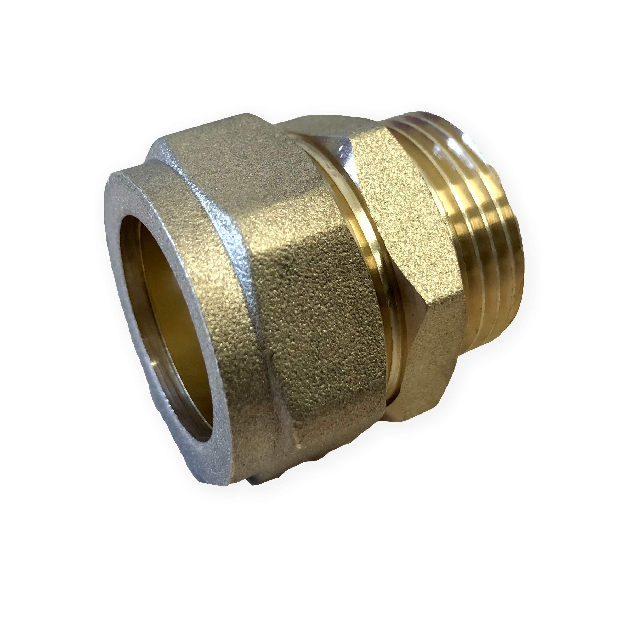 22mm Copper Pipe Head Fitting for Underfloor Heating Manifold Blending Valve 1 Unit