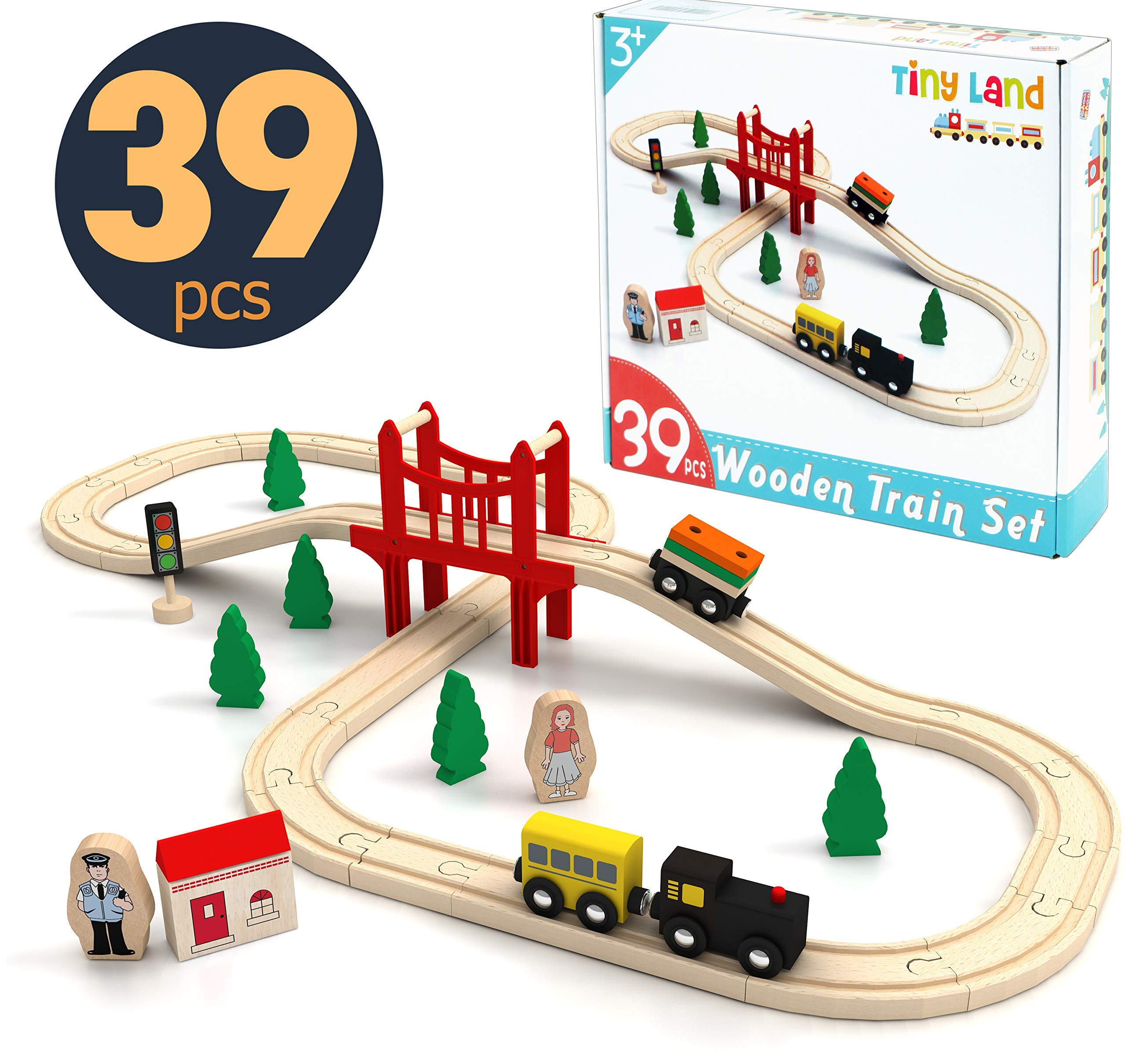 tidlo wooden train set