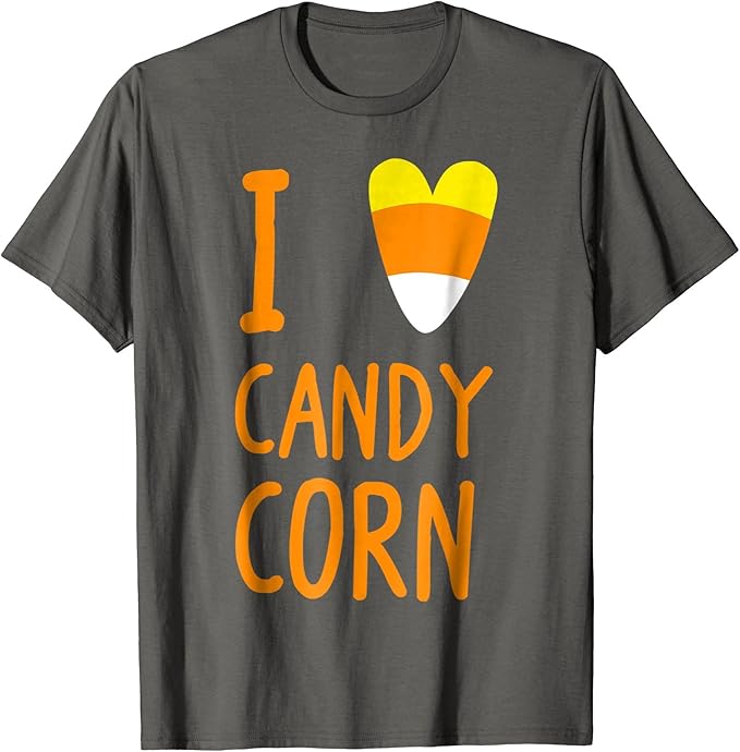 I Love Candy Corn T Shirt Halloween Candy Corn Clothing