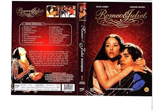 Romeo and Juliet (1968) DVD Olivia Hussey in Oman Whizz Movies