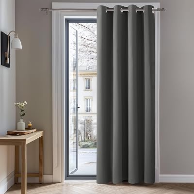 Deconovo Eyelet Curtain 132x274 cm Blackout Thermal Insulated Panel