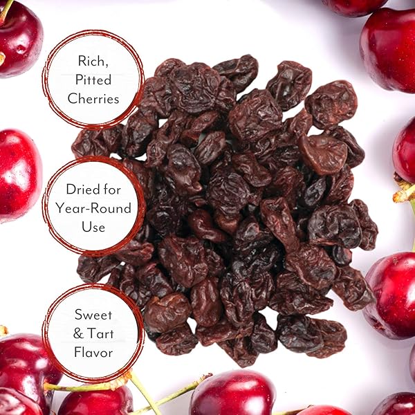 ROLAND FOODS DRIED CHERRIES, SOURCED IN THE USA, 16-OUNCE BAG