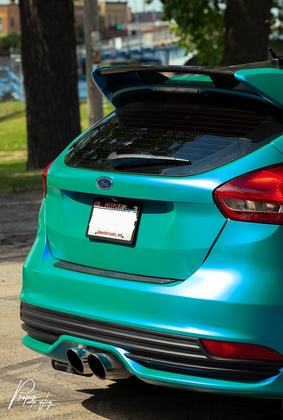 61/mo Finance 20122018 Focus 3" Cat Back Exhaust System ROUSH