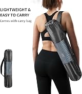 PROIRON Yoga Mat Alignment Lines Carry Bag 173 x 61 cm Dark Green view 3