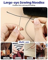 Leather Upholstery Sewing Waxed Thread: PLANTIONAL