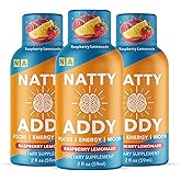 Natty Addy Maximum Strength Brain Support - Methylene Blue, Caffeine, and L-Theanine - 3 Pack