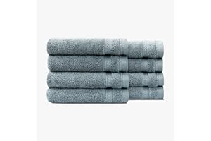 1888 Mills 625 GSM Premium 100% Cotton Washcloths – Pack of 8 Luxury Washcloth Set, Highly Absorbent & Quick-Dry – Plush, Luxurious Feel for Face, Bath, and Spa – Durable & Long-Lasting