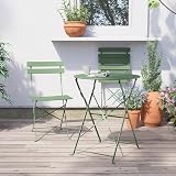 Grand Patio Folding Bistro Set 3 Pieces - Weather Resistant - Sage Green view 8