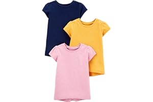 Simple Joys by Carter's Girls 3-Pack Short-Sleeve Graphic Teest-Shirt