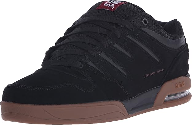 DVS Men�s TychoM, Black/Gum/Nubuck Getz, 7 M