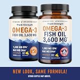 MAV Nutrition Triple Strength Omega 3 Fish Oil 3600 mg 180 Ct view 2