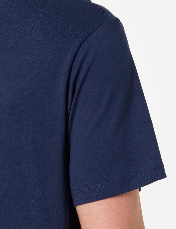 Herren M Basic Logo T-Shirt, Blau (SEA Blue), S, Blau (Meerblau), S