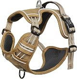 HEELE Dog Harness Small Adjustable No Pull Reflective with Handle Brown XS view 6