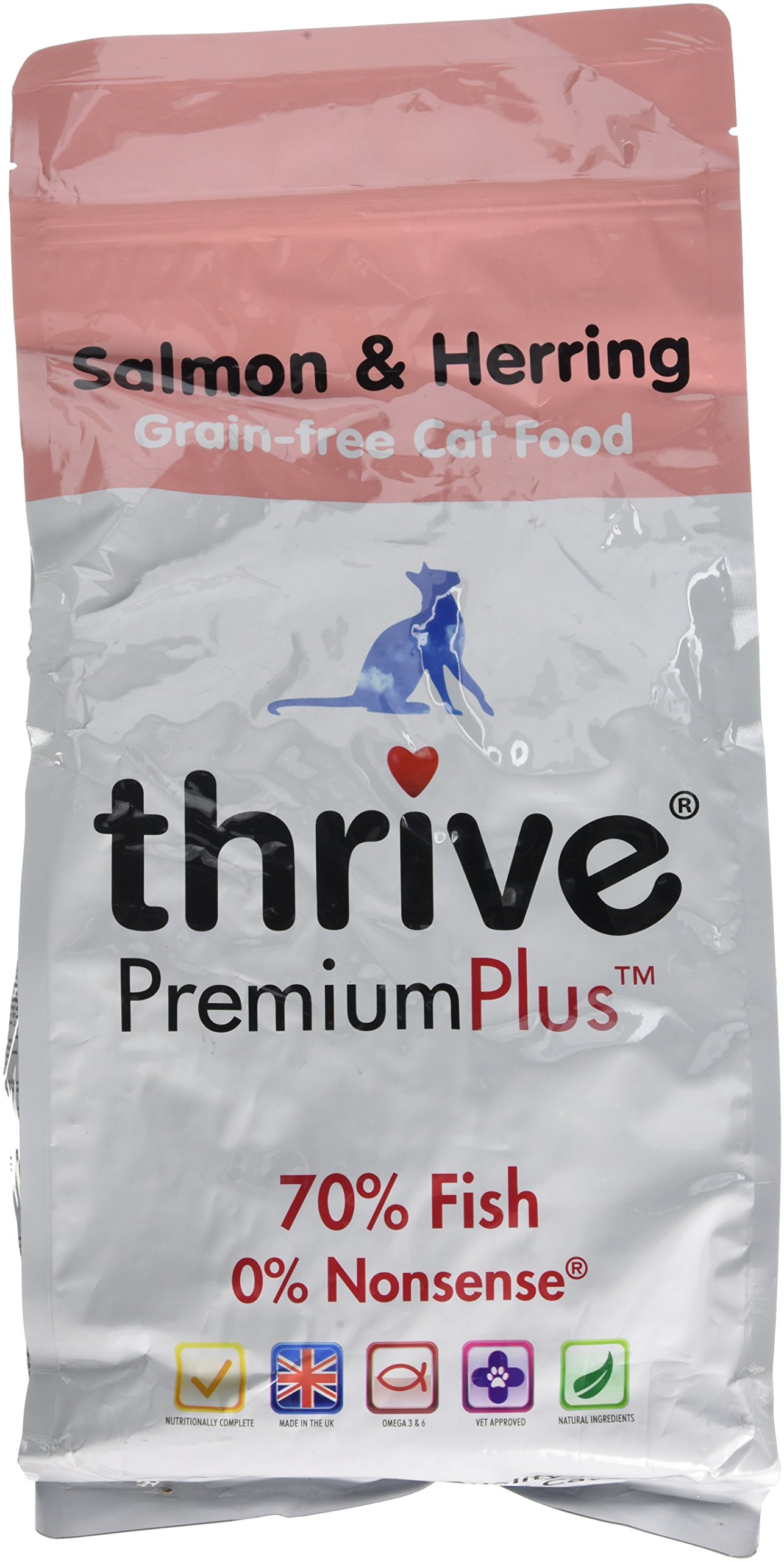 Thrive Premium Plus Cat Food Salmon and Herring, 1.5 kg Buy Online in