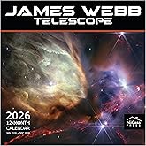 MICASA PRESS James Webb Telescope 2026 Wall Calendar 12 Month | 12" x 24" Open | Thick & Sturdy Paper | Holiday Gift | Science Space Calendar 2026