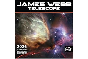 MICASA PRESS James Webb Telescope 2026 Wall Calendar 12 Month | 12" x 24" Open | Thick & Sturdy Paper | Holiday Gift | Science Space Calendar 2026