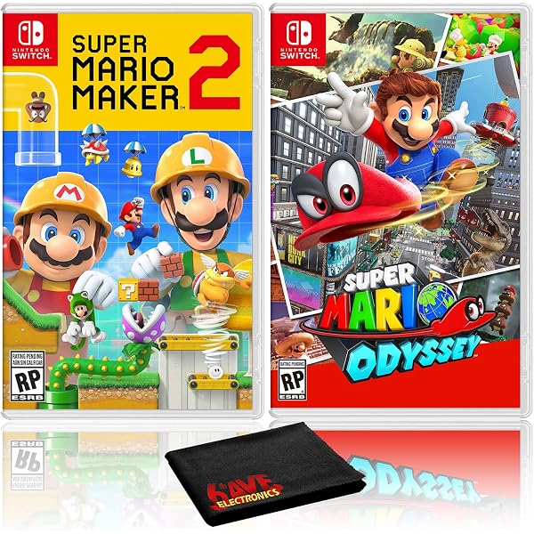 Amazon.com: Super Mario Maker 2 + New Super Mario Bros. U Deluxe