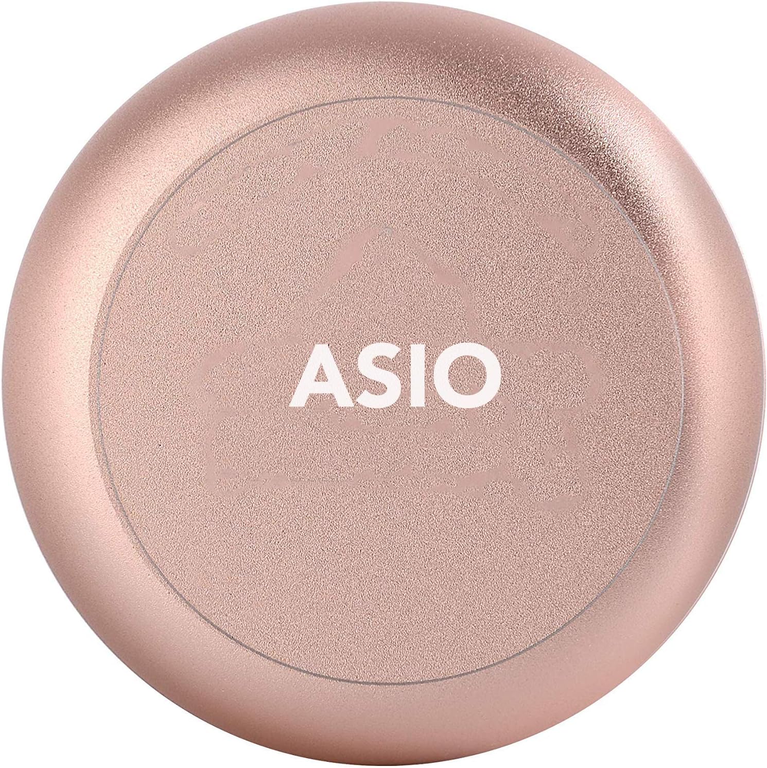 ASIO Stash CannaPack Container - Airtight Stash Jar Snuff Herb Storage Container Smell Proof | Discrete Water proof Odor-proof Storage Round Case (Rose Gold)