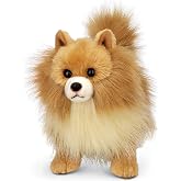Bearington Rudy The Pomeranian Plush, 13 Inch Pomeranian Stuffed Animal