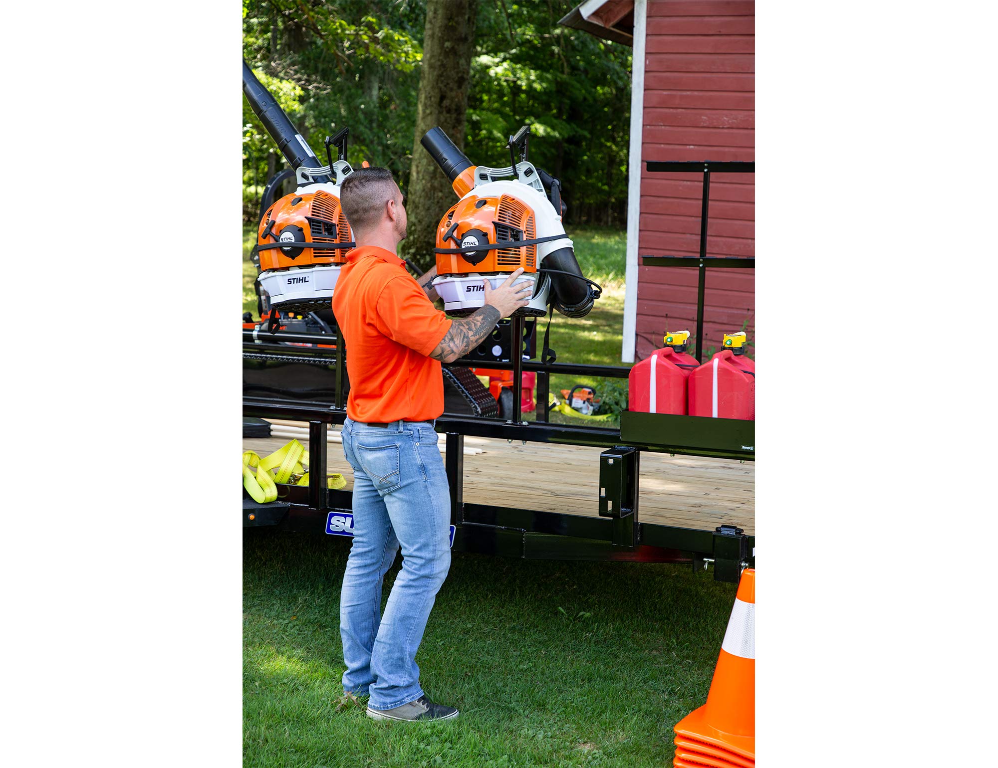 Buyers LT20 Backpack Blowers Landscape Truck & Trailer Rack